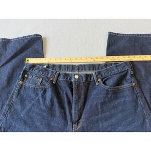 Levis 559 Relaxed Straight Fit Jeans Mens 40x32 Dark Wash Blue Denim